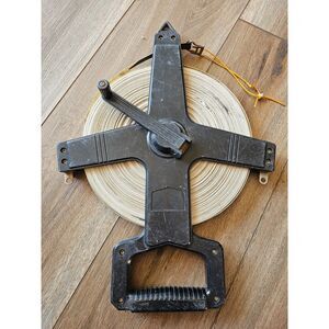 EMPIRE Yellow 300' Open Reel Fiberglass Tape Measure